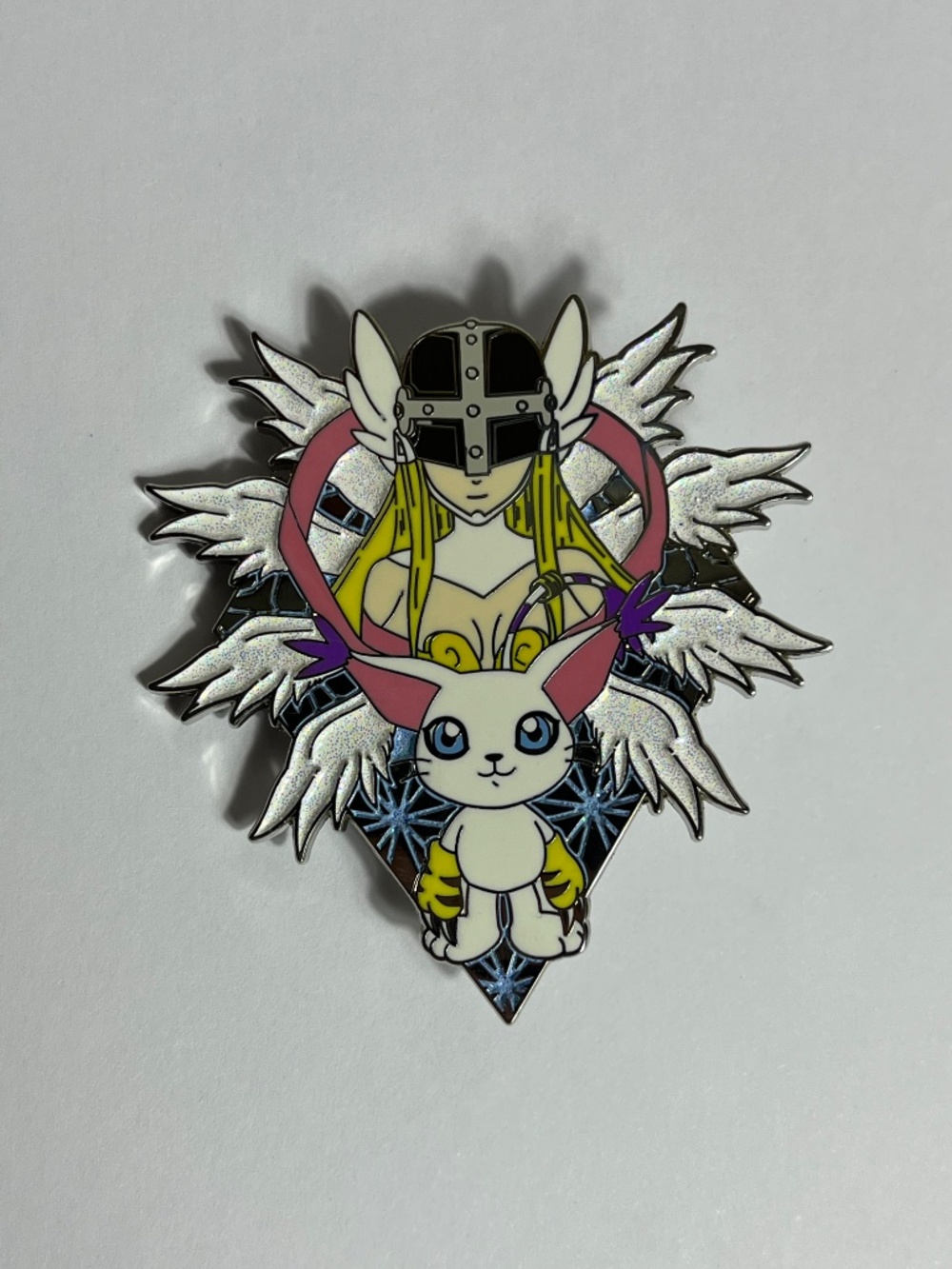 Digimon Angewomon Gatomon Hard Enamel Hat Pin Hatpin New Card Game Pins Display